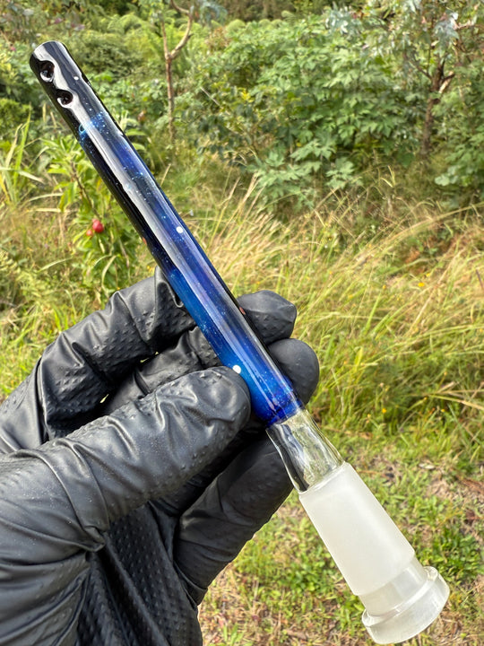 Jamie Clement Glass Collaboration Downstem - Galaxy #1