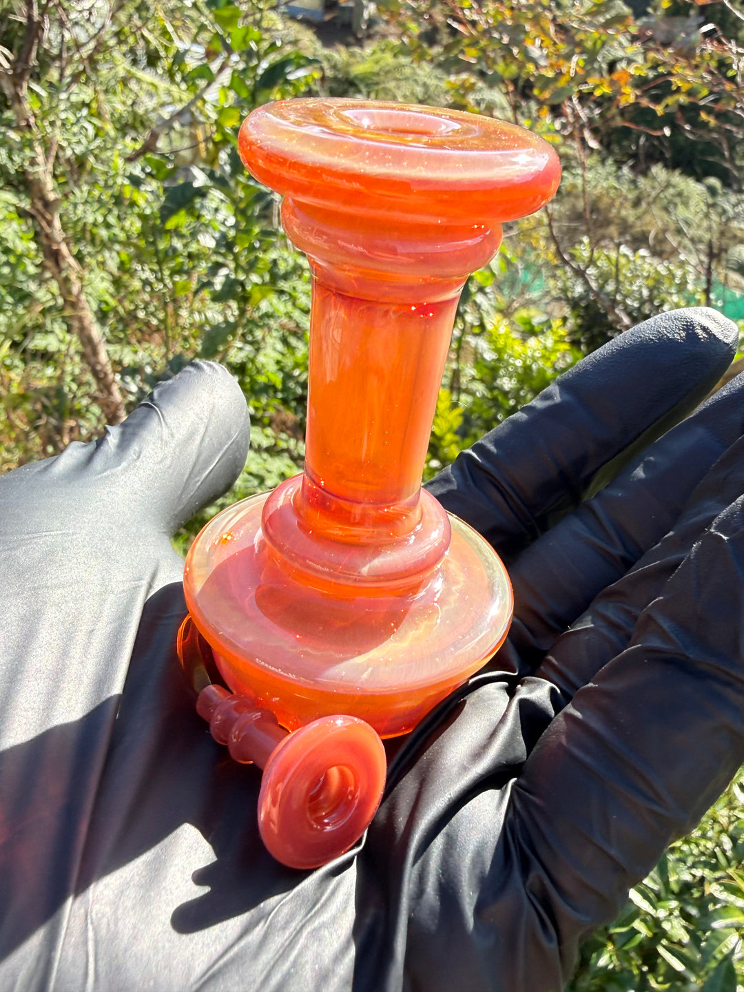 Yeti Glass Puffco Peak Dry Top/Joystick Set - Triple Passion