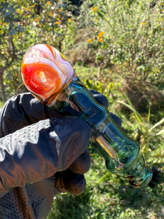 Green Thumb Bob Glass Spoon - Multicoloured #1