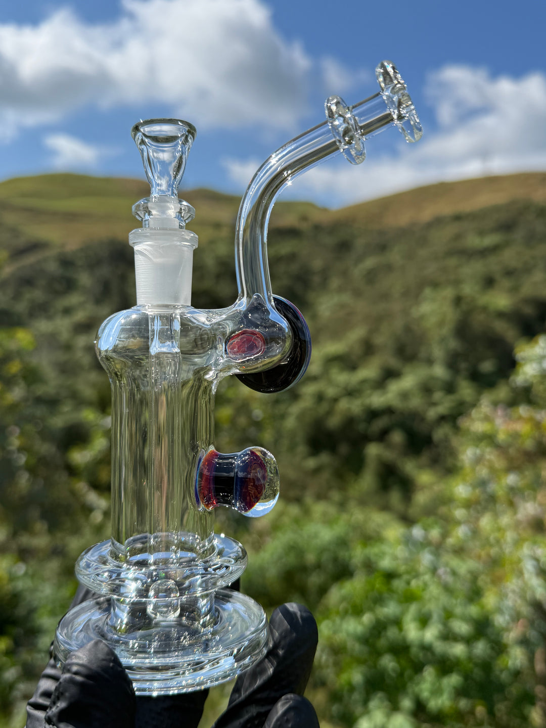 Beerglass Chaos Medallion Mini Rig Tall - Lokis Lipstick/Multicoloured