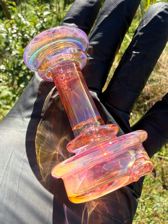 Yeti Glass Puffco Peak Dry Top - Gold Fumed #3