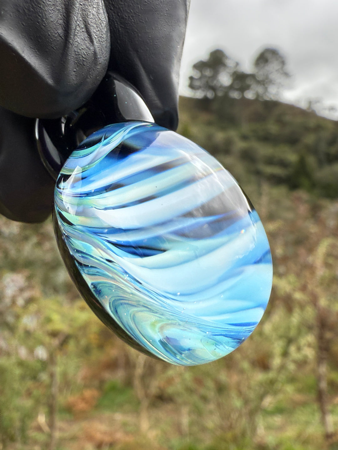 Alex Golovin Slide Solid Pendant - Blue Custom Colour