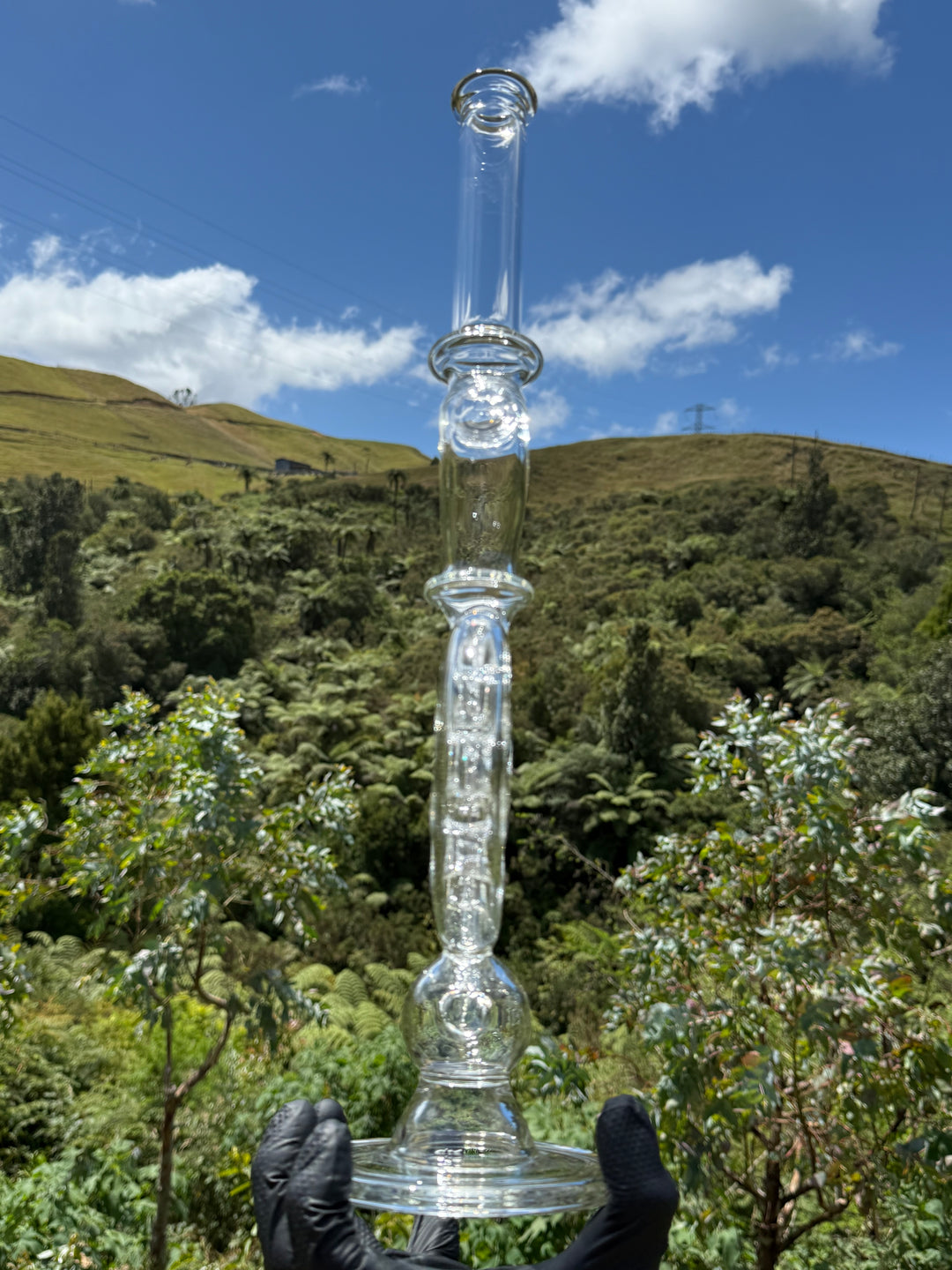 Uzzi Glass Swiss Perc Tube #1 - Clear