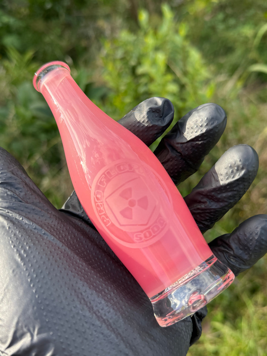 Uzzi Glass Puffco Phd Flopper Jammer  - Pink