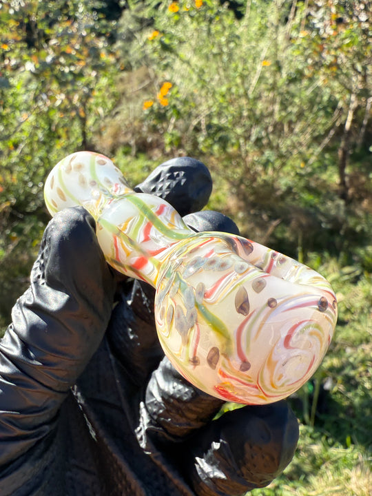 Green Thumb Bob Glass Spoon - White/Multicoloured #2