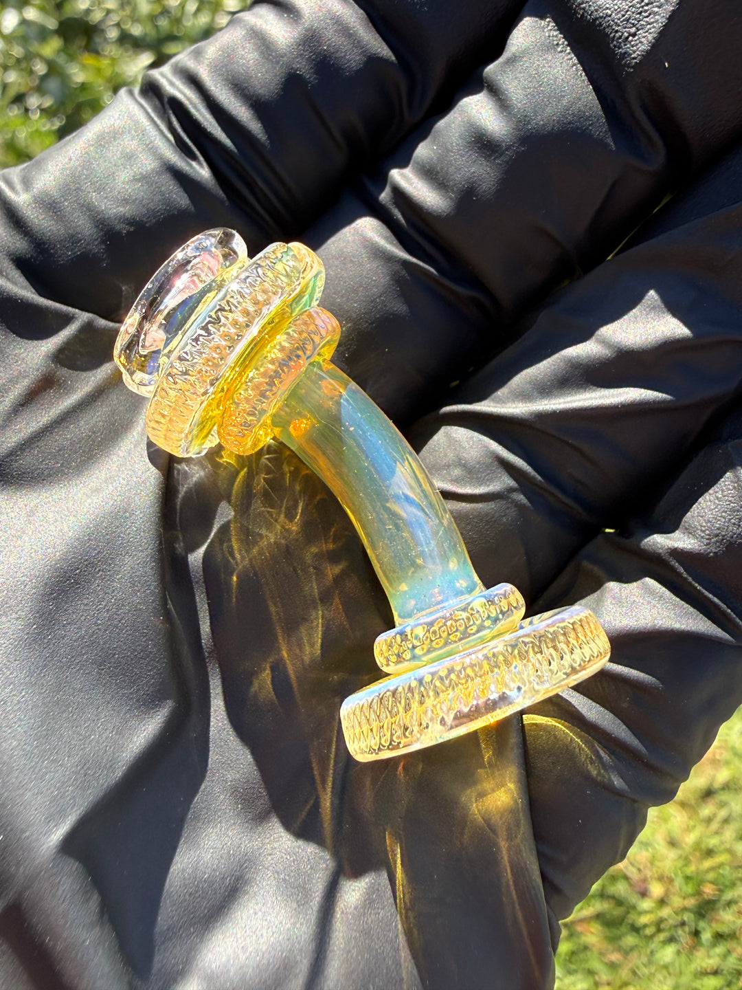 Yeti Glass Puffco Pivot Dry Top - Silver Fumed #1