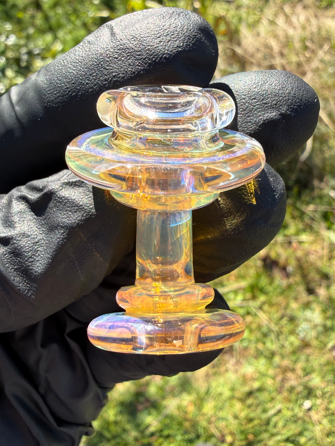 Yeti Glass Puffco Proxy Core Dry Top - Silver Fumed #1