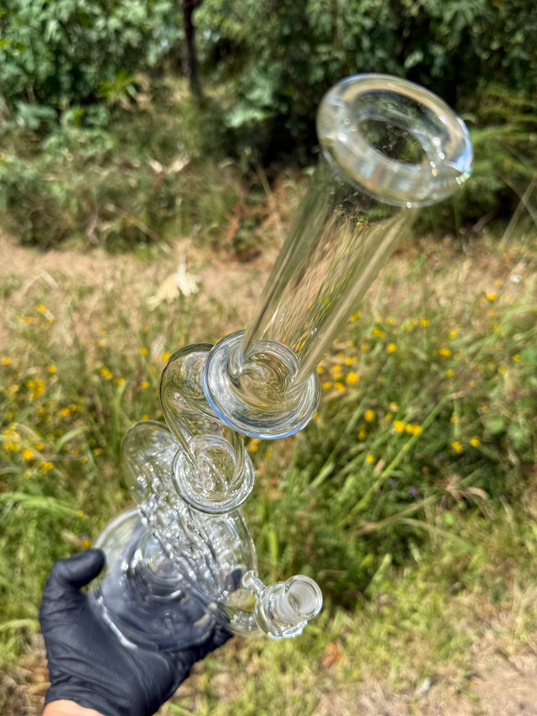 Uzzi Glass Swiss Perc Tube #1 - Clear