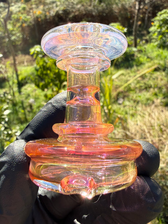 Yeti Glass Puffco Peak Dry Top - Gold Fumed #2