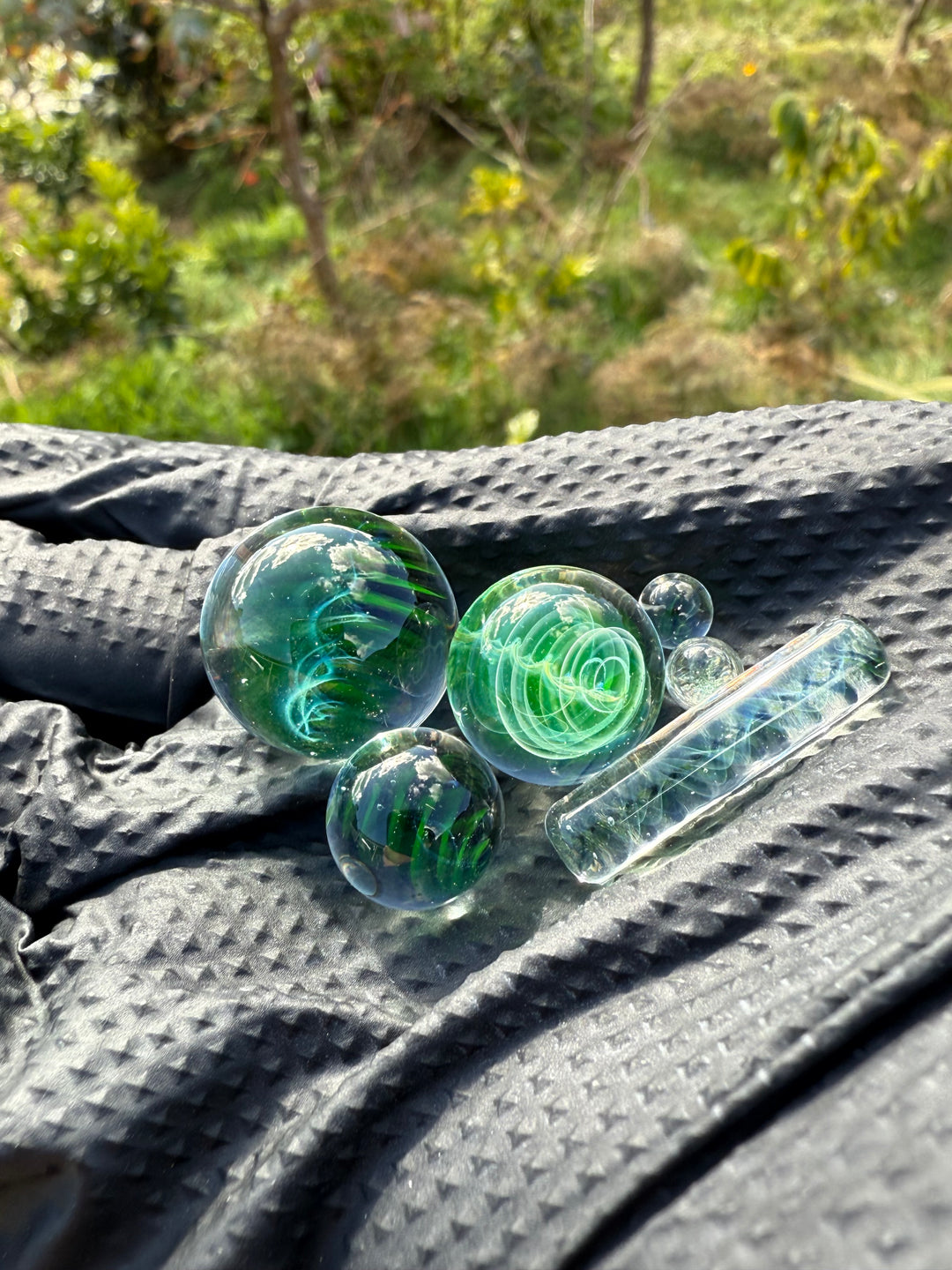 Polar Glass Terp Slurper Set - Illuminati/Fumed