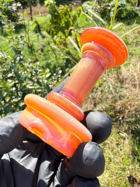 Yeti Glass Puffco Peak Dry Top/Joystick Set - Triple Passion