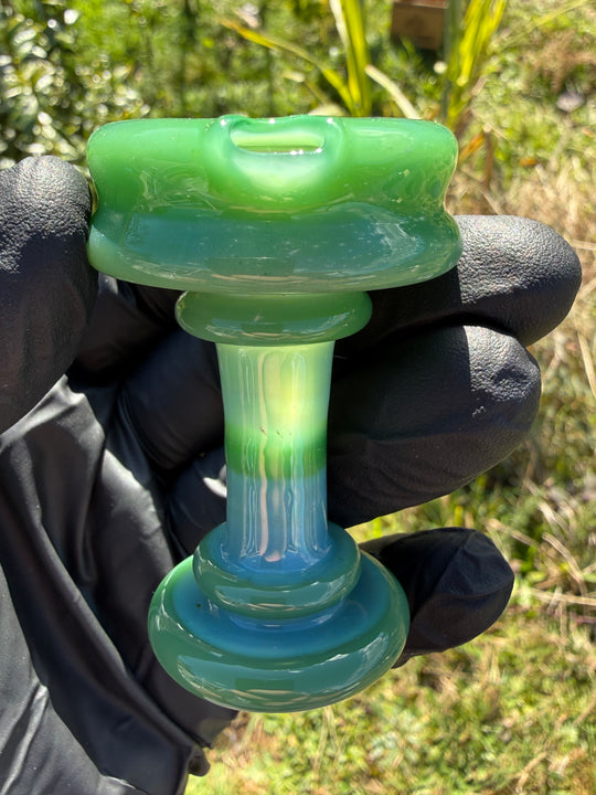 Yeti Glass Puffco Peak Dry Top/Joystick Set - Pine Green