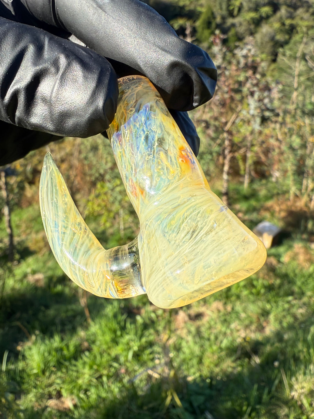 Jims Glass Blowing 18mm Chaos Slide - Silver Fumed