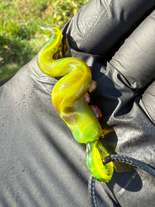 Jamie Clement Tentacle Pendant - Green Opal #1