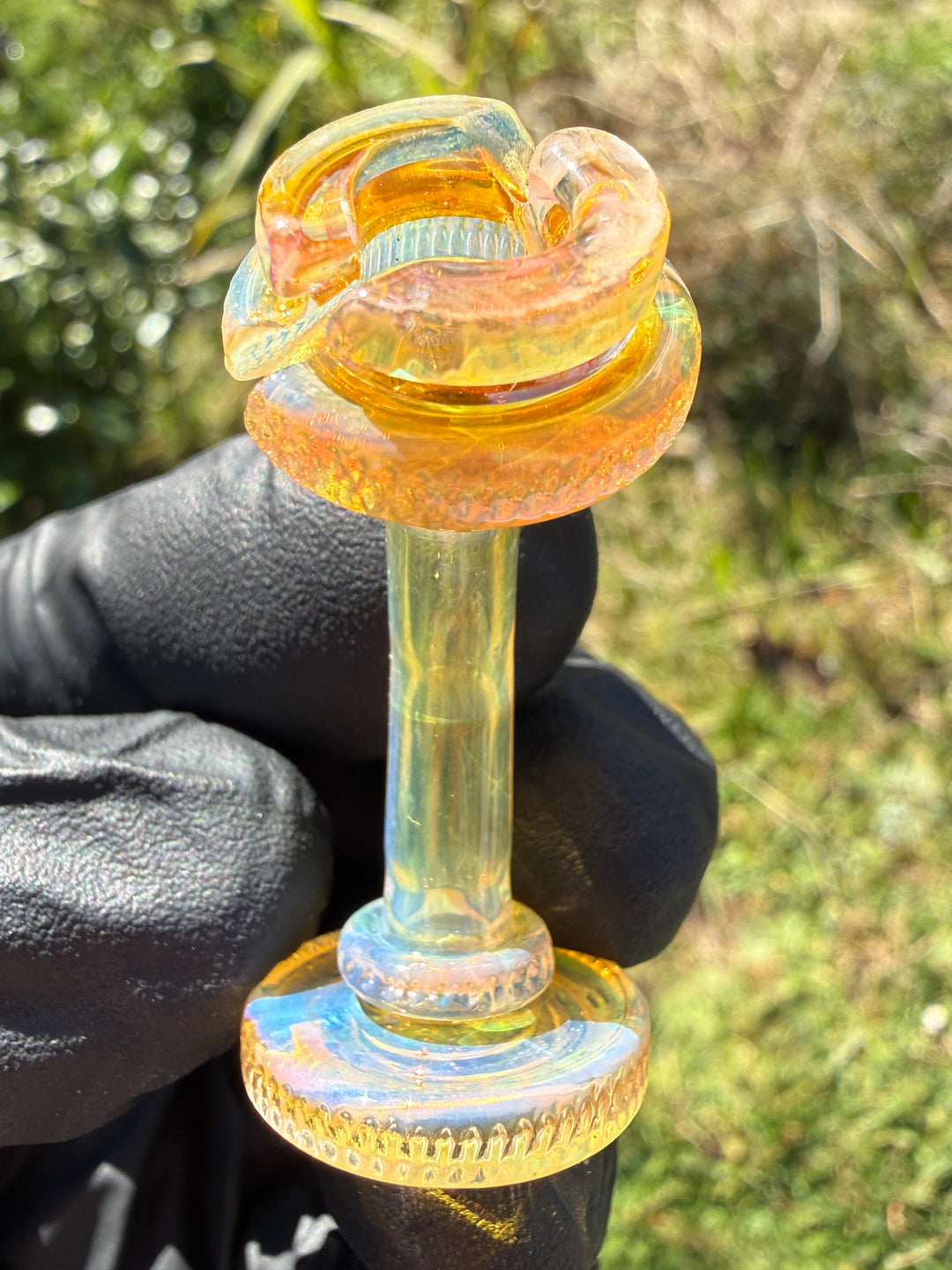 Yeti Glass Puffco Pivot Dry Top - Silver Fumed #3