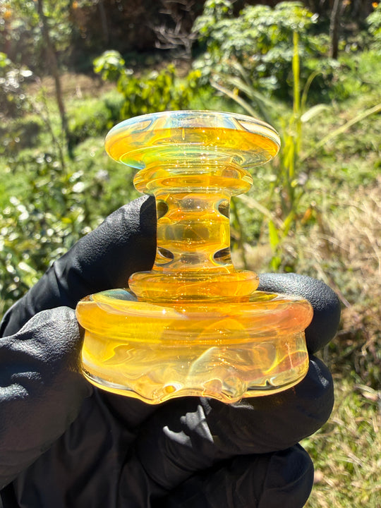 Yeti Glass Puffco Peak Dry Top - Silver Fumed #3