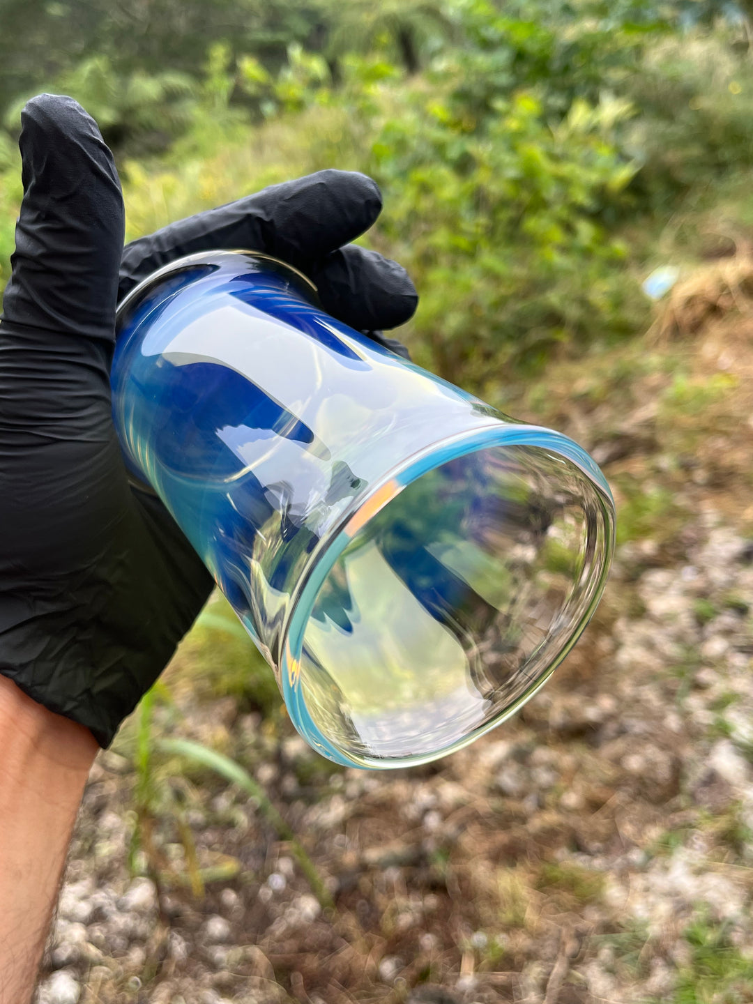 Empirical Glass Cup #5 - Silver Fumed