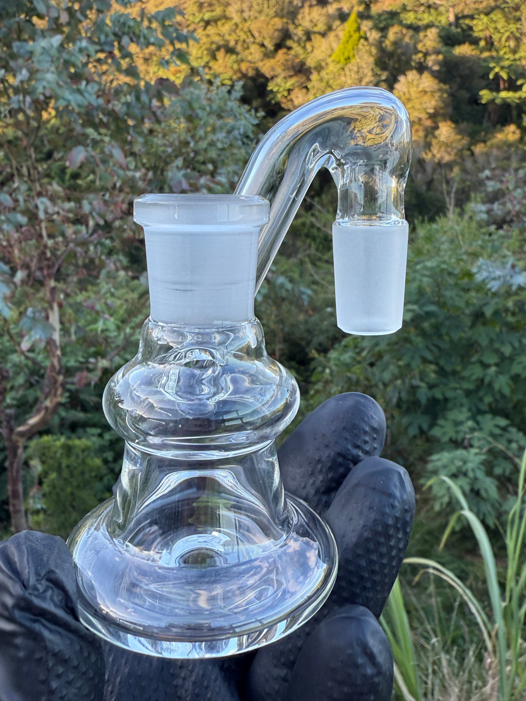 Uzzi Glass Drop Down Ash Catch 14/18mm - Clear