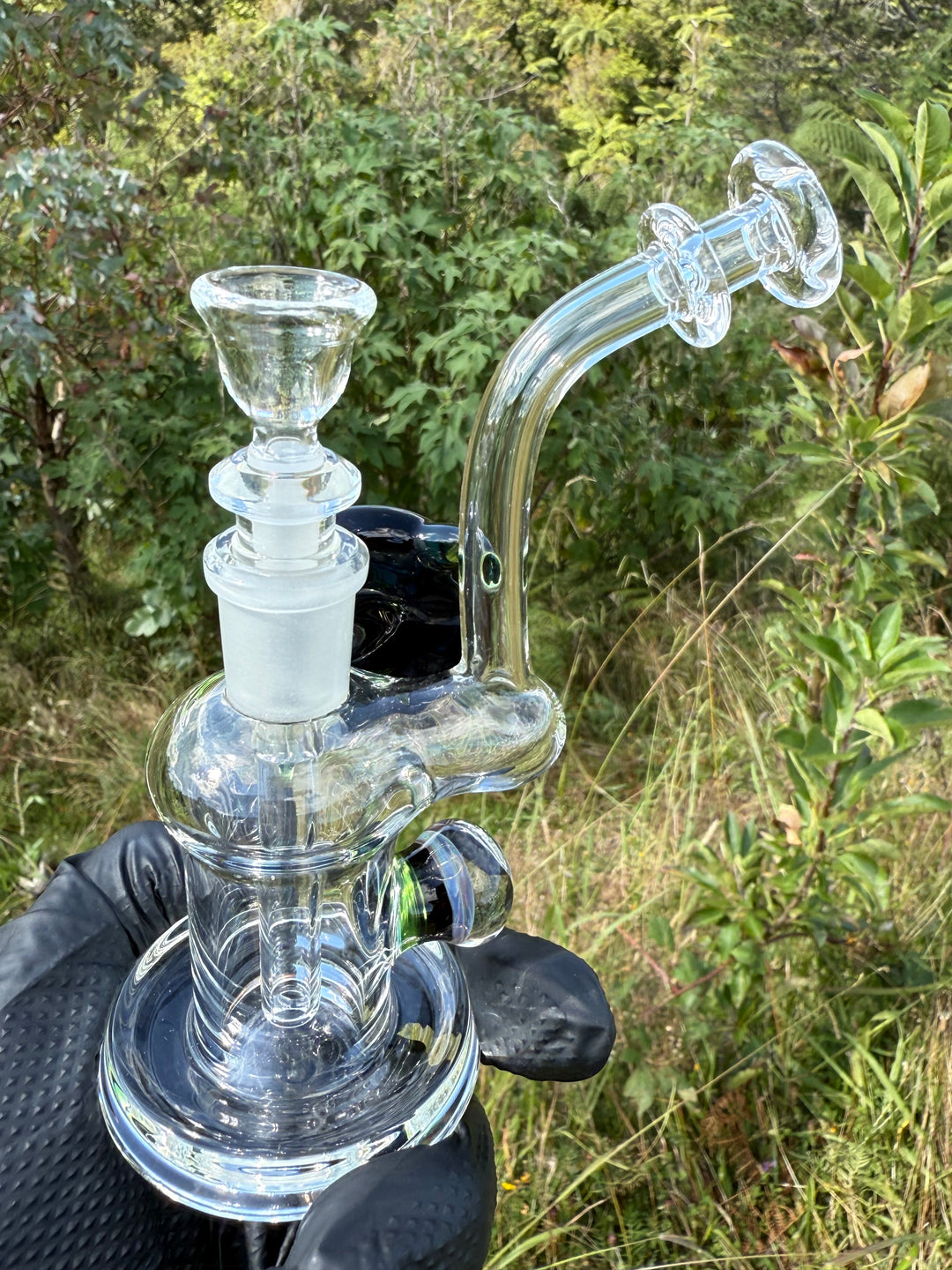 Beerglass Chaos Medallion Mini Rig - Green/Multicoloured