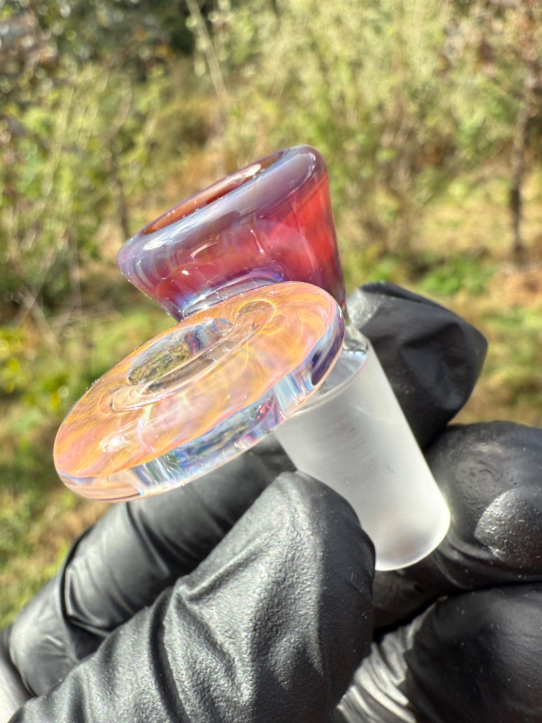 Empirical Glass Slide 14mm Fumicello - Amber Purple