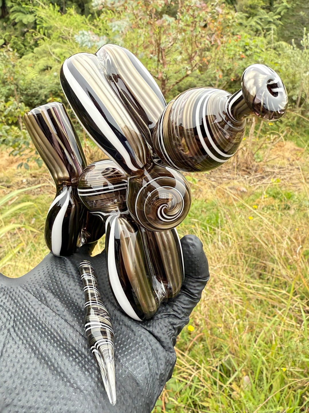 Blitzkriega Balloon Dog Recycler - Black/White/Multicolour