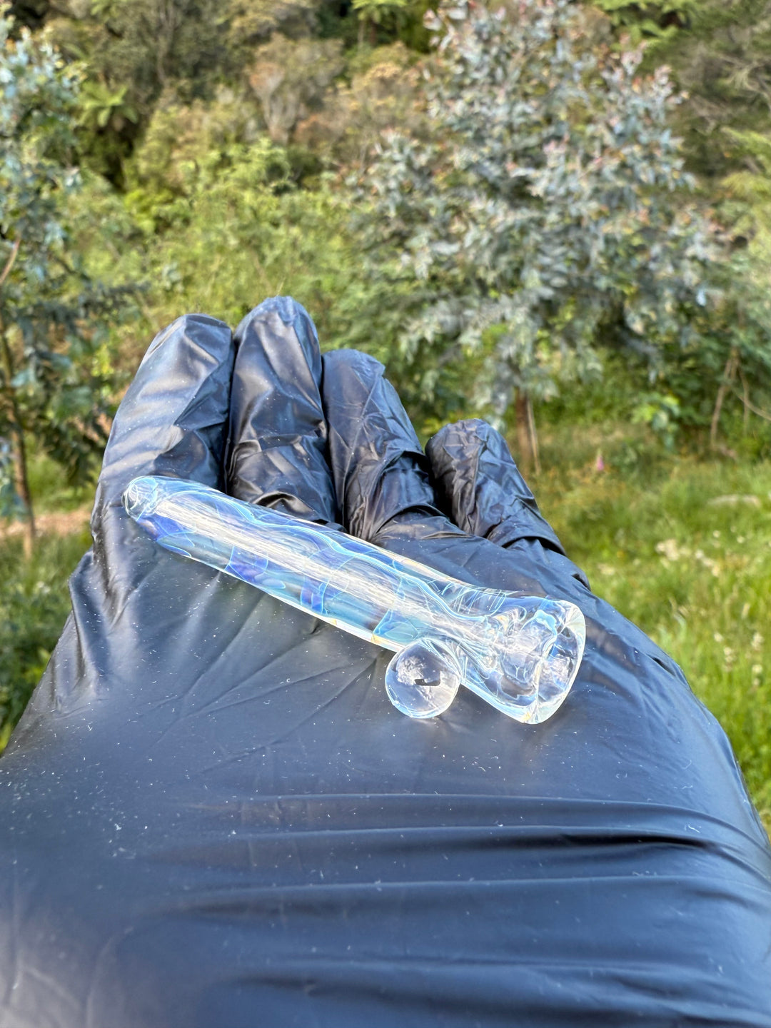 Kaigo Glass One Hitter - Silver Fumed #2