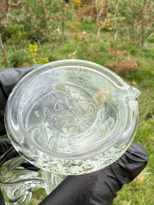 23Glass - Floating Body Klein Recycler Straight Neck
