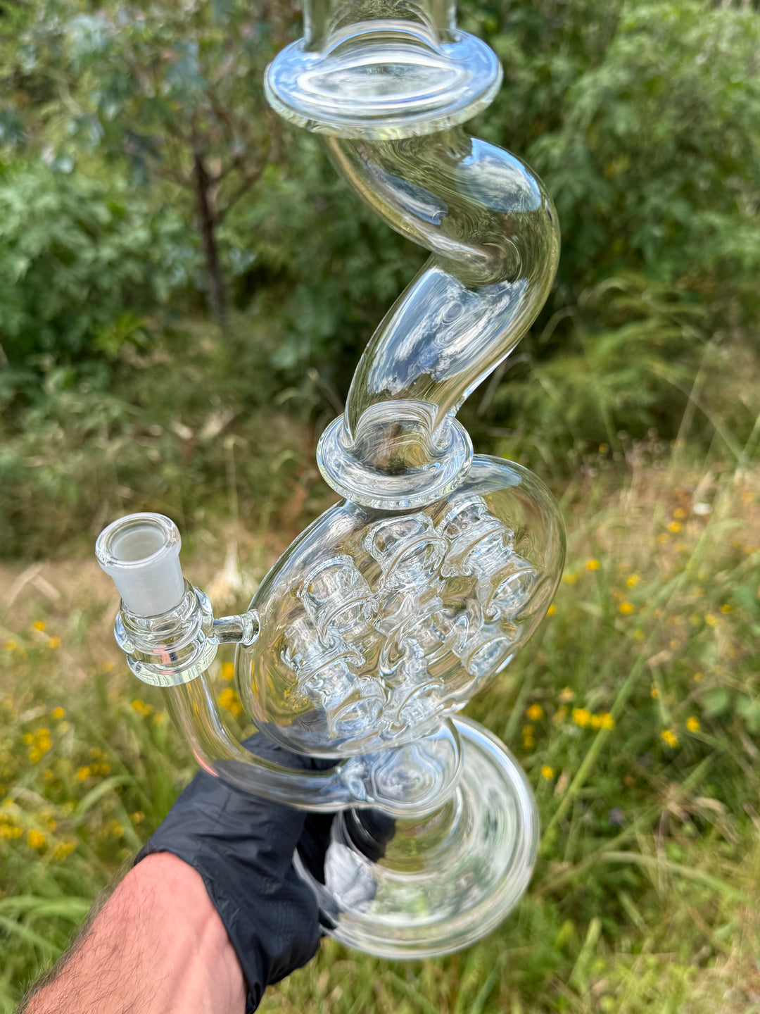Uzzi Glass Swiss Perc Tube #1 - Clear