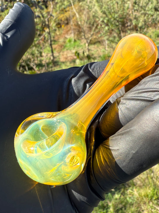 The Glass Bandit Spoon - Silver Fumed