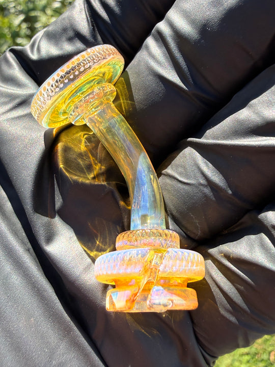 Yeti Glass Puffco Pivot Dry Top - Silver Fumed #3