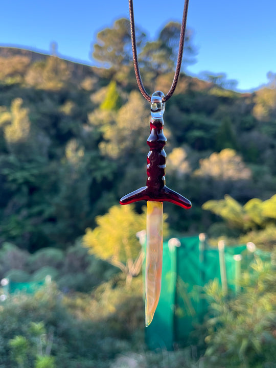 Jamie Clement Dagger Pendant - Multi Coloured #2