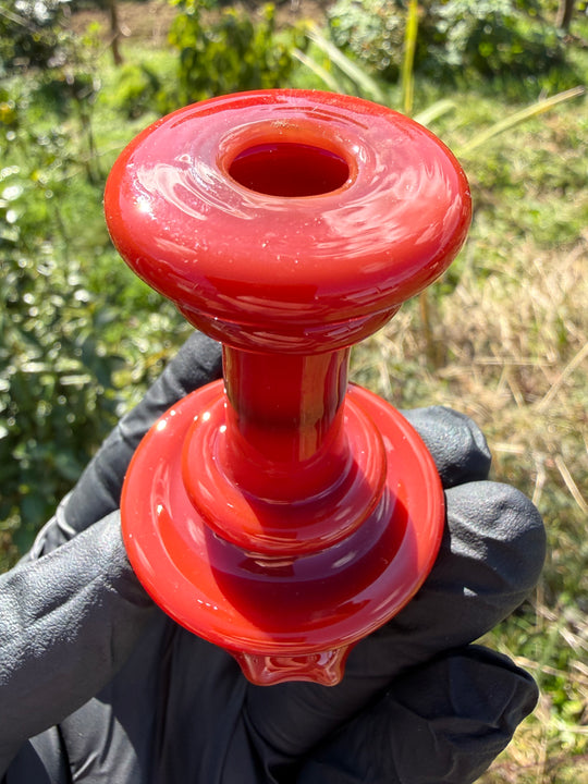 Yeti Glass Puffco Peak Dry Top/Joystick Set - Cad Red