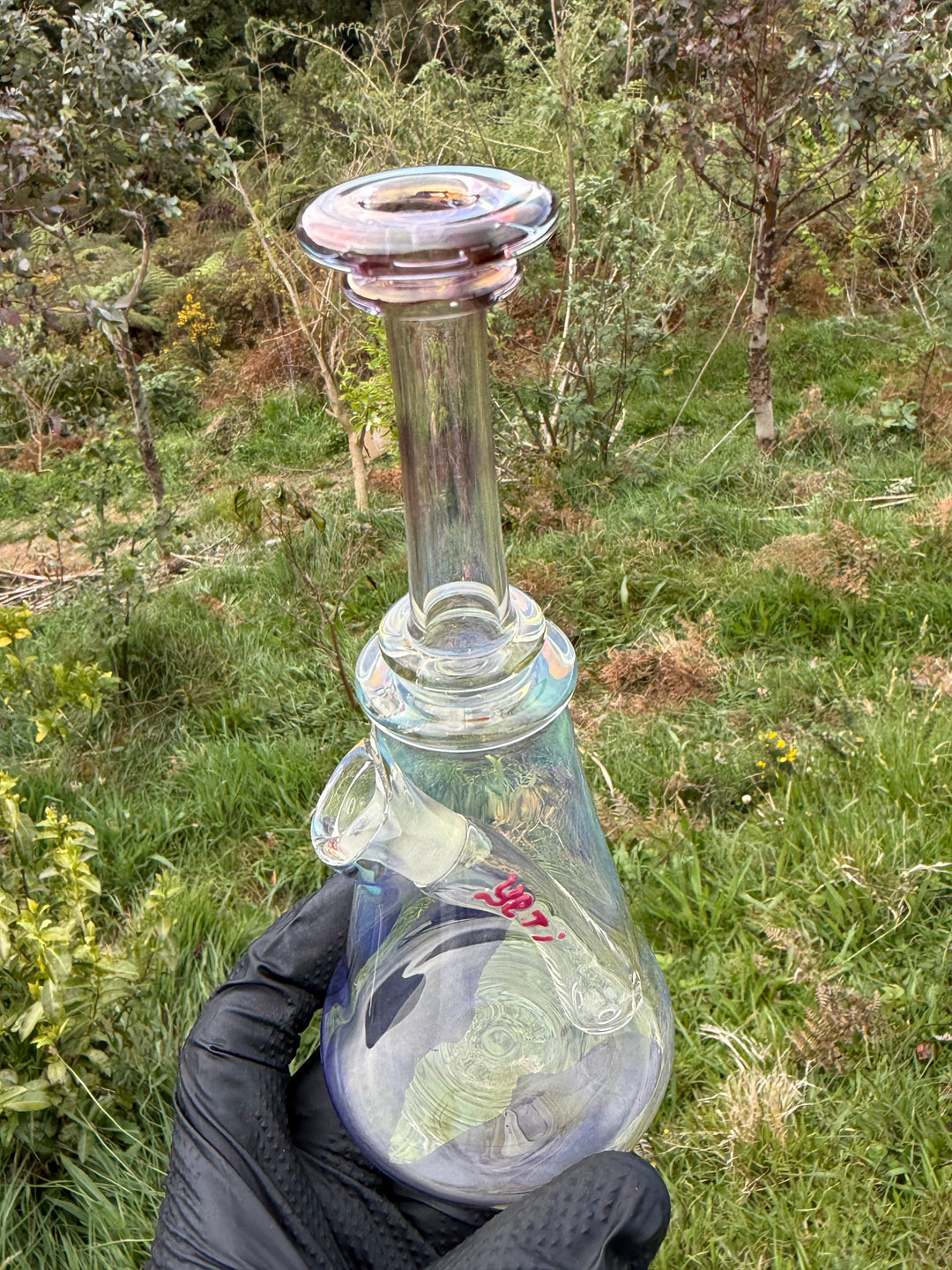 Yeti Glass Mini Jammer - Gold/Silver Fumed