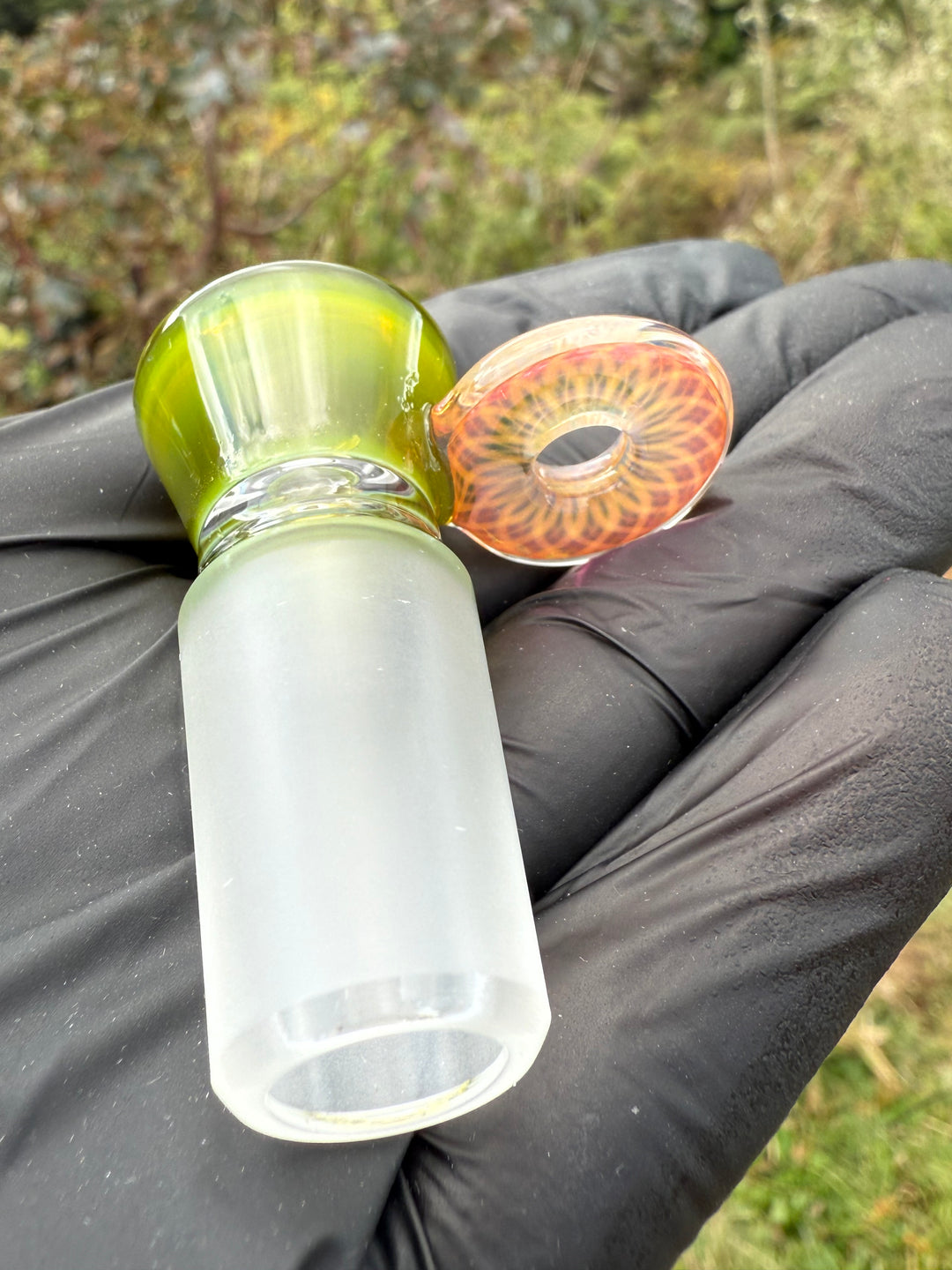 Empirical Glass Slide 18mm Fumicello - Exp Green