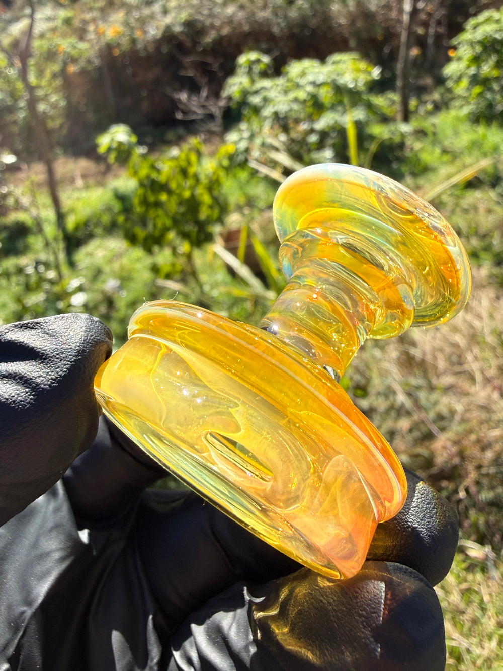 Yeti Glass Puffco Peak Dry Top - Silver Fumed #3