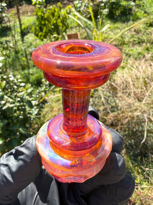 Yeti Glass Puffco Peak Dry Top - Amber Purple