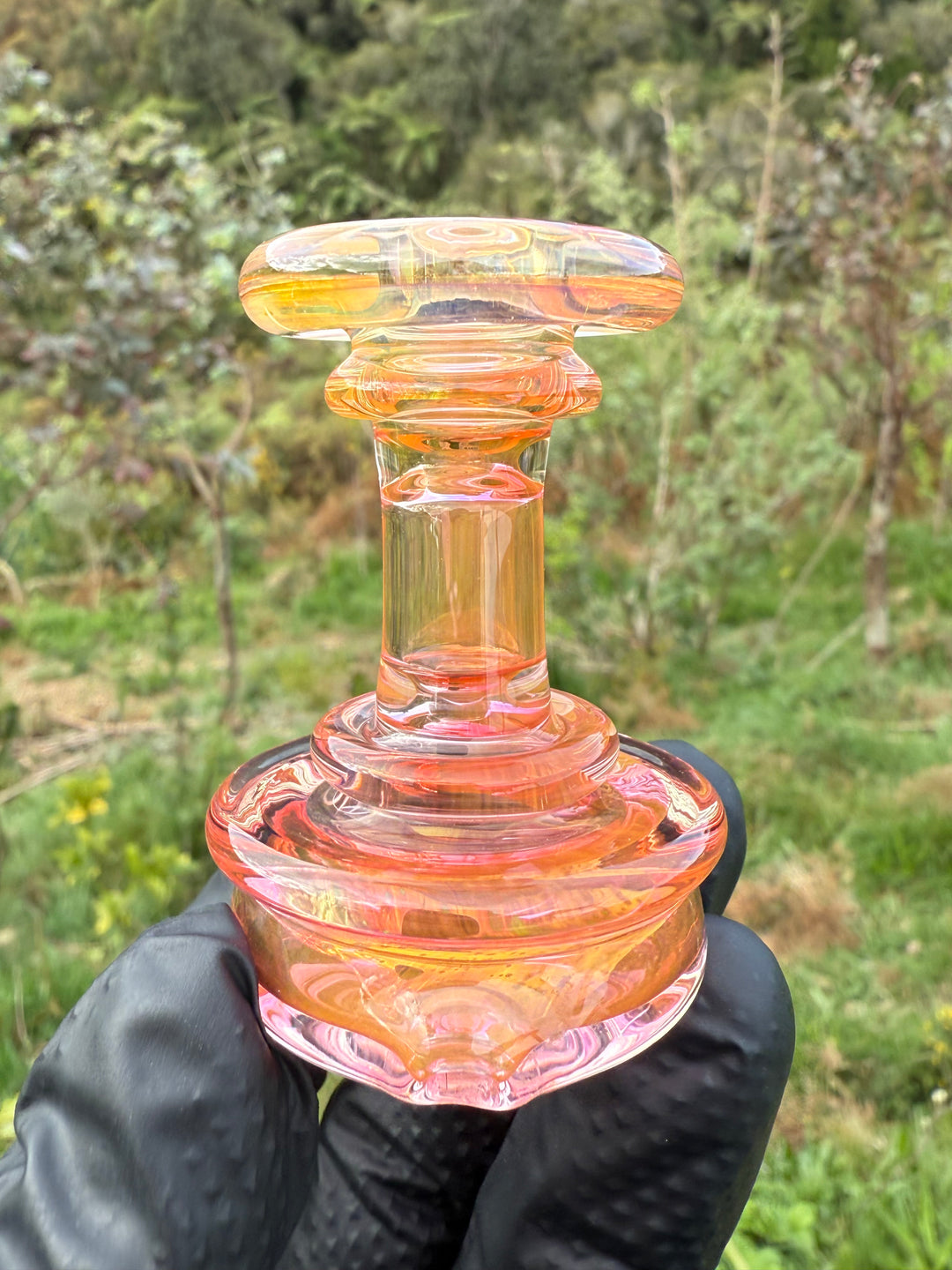 Yeti Glass Puffco Peak Dry Top - Gold Fumed #3