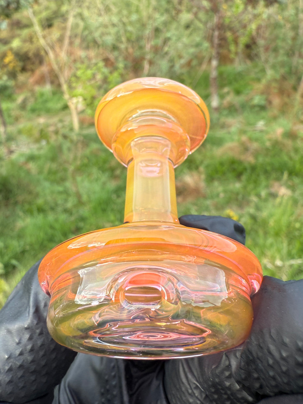 Yeti Glass Puffco Peak Dry Top - Gold Fumed #1