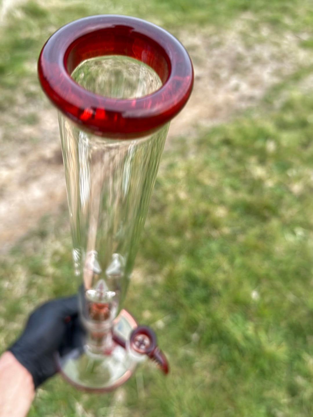 2K Double Inline To Double 360 Imperial Perc With Slide - Red Elvis