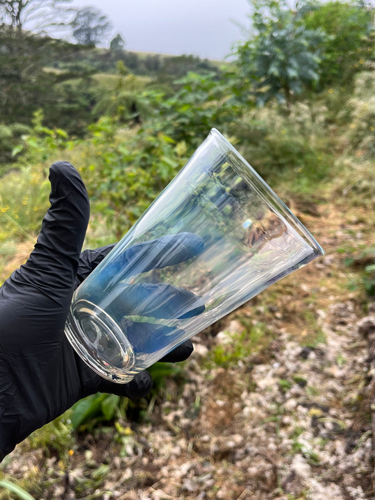 Empirical Glass Cup #4 - Silver Fumed