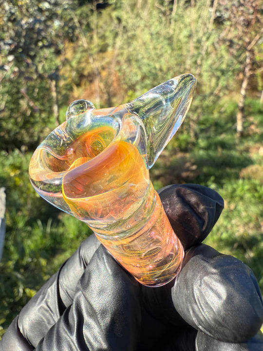 Jims Glass Blowing 18mm Slide - Gold Fumed