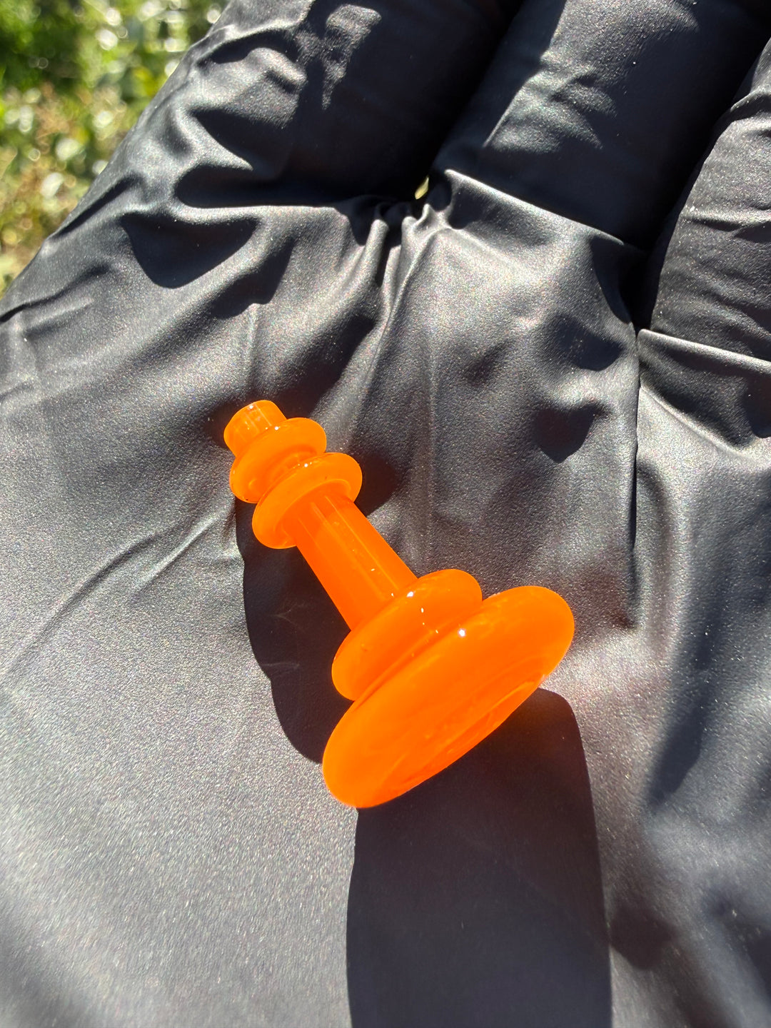 Yeti Glass Puffco Peak Dry Top/Joystick Set - Orange