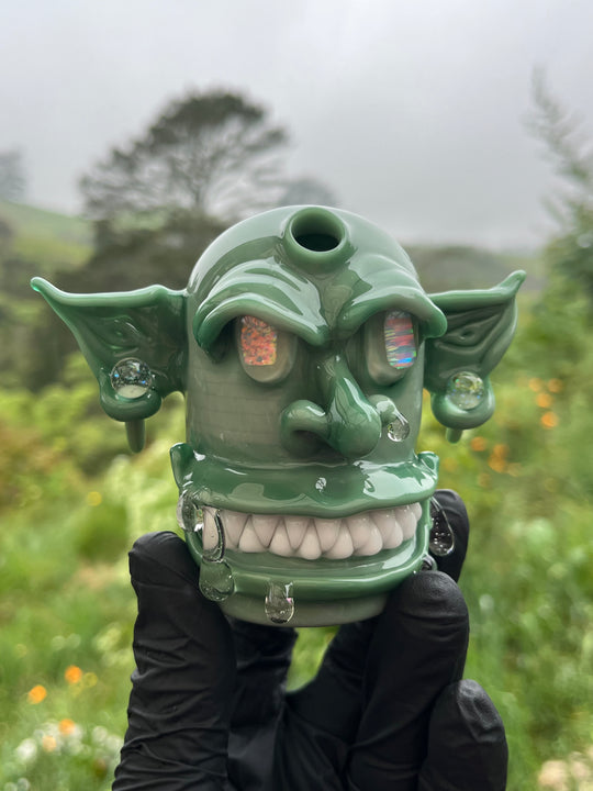 Wyrdglass Goblin Rig Opal Eyes - Mint/Lucy UV