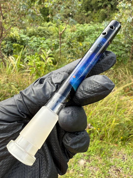 Jamie Clement Glass Collaboration Downstem - Galaxy #4