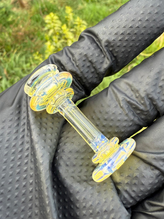 Yeti Glass Puffco Pivot Dry Top - Silver Fumed