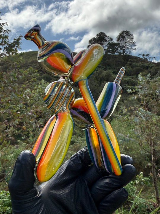 Blitzkriega Balloon Dog Recycler - Multicolour/Rainbow