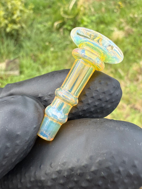 Yeti Glass Puffco Peak Joystick - Silver Fumed #3