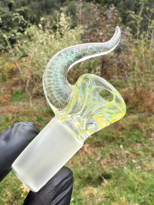 Alex Golovin Slide 18mm Up Horn - Yellow Slyme/Custom/UV