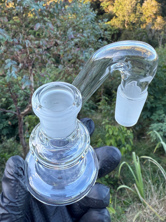 Uzzi Glass Drop Down Ash Catch 18mm - Clear