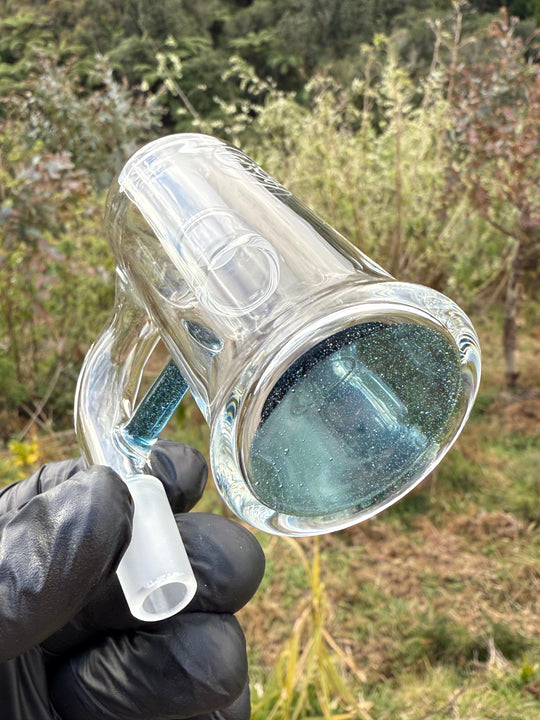 Empirical Glass Trash Can 14mm - Blue Stardust